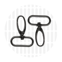 Elegant | Karabiner | 32 mm | Gun metal