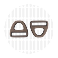 Triangle | D-ring | 25 mm | Antique Copper