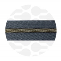 Midnight Grey - #S5 Bronze | Spiralreißverschlüssen | 10 Meter
