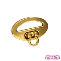 Flipsluiting | Oval | Antique Gold