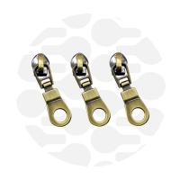 Donut #5S | schuiver spiraalrits | Brushed Brass