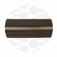 Dark Roast - #M5 Gold | Metal Zipper Tape