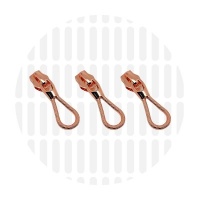 Rope #5S | schuiver spiraalrits | Rose Gold