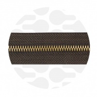 Dark Roast - #M5 Bronze | Metal Zipper Tape