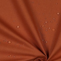 Smokey Orange | Wasserabweisende Baumwolle | 50 cm x 145 cm