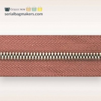 Dusty Roze - #M5 Silver | Metalen rits