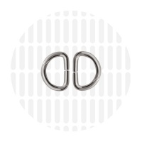 Basic | D-ring | 15 mm | Nickel