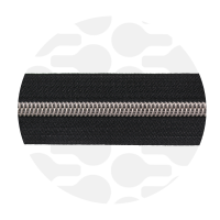 Pure Black - #S5 Silver | Spiraalrits | 3 meter