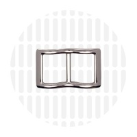 Smart | Wide mouth schuifgesp | 19 mm | Nickel