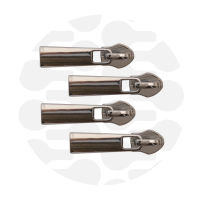 Classic #5S | schuiver spiraalrits | Gun metal