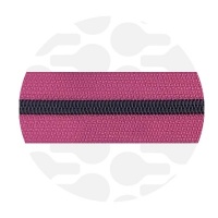 Hot Pink - #S5 Black | Spiraalrits | 1 meter