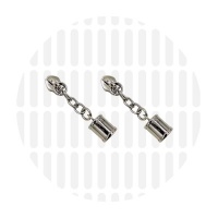 Tassel #5S | schuiver spiraalrits | Nickel