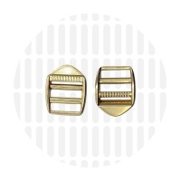 Ladder lock buckle | 25 mm | Gold