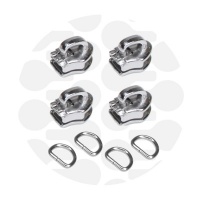 Snap-on #5M | Zipper slider Metal Zipper | Nickel