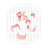 Universal zipper stops #M5 | Rose Gold