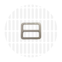 Sleek | schuifgesp | 25 mm | Matt Nickel