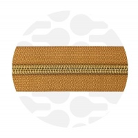 Camel Brown - #S5 Gold | Nylon Coil Zipper Tape | 3 meter