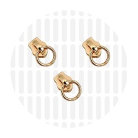 small ring #5S | schuiver spiraalrits | Gold