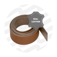 Leather strap 130cm - 30 mm - Hazelnut