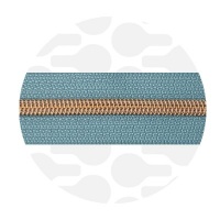 Foggy Blue - #S5 Rose Gold | Spiraalrits | 10 meter