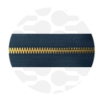 NIght Blue - #M5 Gold | Metalen rits