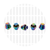 Premium | Luxe Tasvoetjes | Iridescent Rainbow
