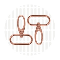 Elegant | Karabiner | 32 mm | Rose Gold