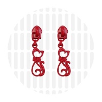 Cat #5S | schuiver spiraalrits | Red