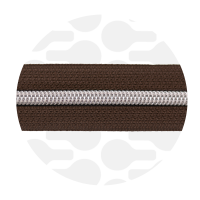 Brownie - #S5 Silver | Spiralreißverschlüssen | 10 Meter