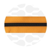 Mango Yellow - #S5 Gunmetal | Nylon Coil Zipper Tape | 3 meter