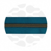 Nordic Teal - #S5 Bronze | Spiraalrits | 1 meter
