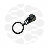 Loop #M5 | Slider for metal zipper | Electro Black