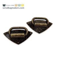 Diamond connector | Antique Brass