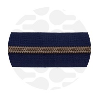 Navy blue - #S5 Bronze | Spiraalrits | 3 meter