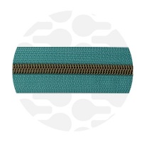 Seaspray Teal - #S5 Bronze | Spiraalrits | 1 meter