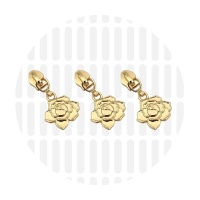 Rose Flower #5S | schuiver spiraalrits | Gold
