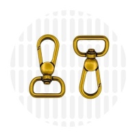 Premium | Musketon | 19 mm | Antique Gold