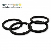 Split ring | 25 mm | Electro Black | 4pcs