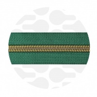 Deep Mint - #5S Gold | Nylon Coil Zipper Tape | 10 meter