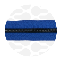 Royal blue - #S5 Gunmetal | Spiraalrits | 1 meter