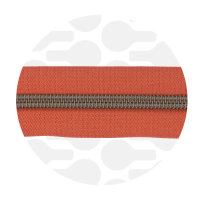 Terracotta - #S5 Bronze | Nylon Coil Zipper Tape | 1 meter
