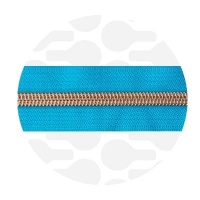 Aqua Blue - #S5 Rose Gold | Spiraalrits | 3 meter