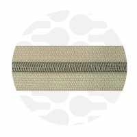 Oatmeal Beige - #5S Silver | Nylon Coil Zipper Tape | 10 meter