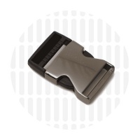 Hybrid | klikgesp | 25 mm | Gun metal