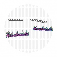 Bag Label | Handmade | Iridescent Rainbow