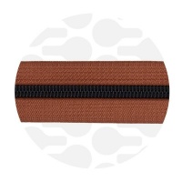 Cognac Brown - #S5 Black | Spiraalrits | 3 meter