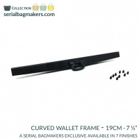 Curved wallet frame | Electro Black