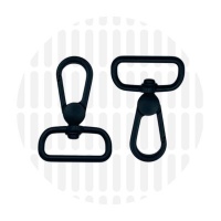 Premium | Musketon | 25 mm | Electro Black