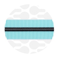 Ocean - #S5 Gunmetal | Spiraalrits | 1 meter