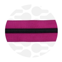 Amaranth Magenta - #S5 Black | Zip Nylon | 10 mètres